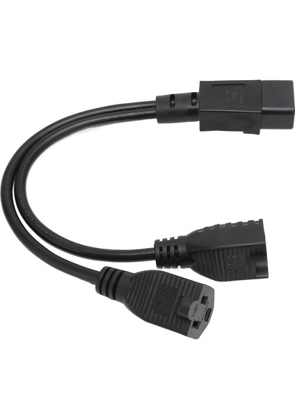 Y Ayırıcı Güç Fişi Kablosu Iec 320 C14 Erkekten Çifte 5 15R Dişi Ayırıcı Adaptör Kablosu 11,8 Inç 10A 125‑ (Yurt Dışından)