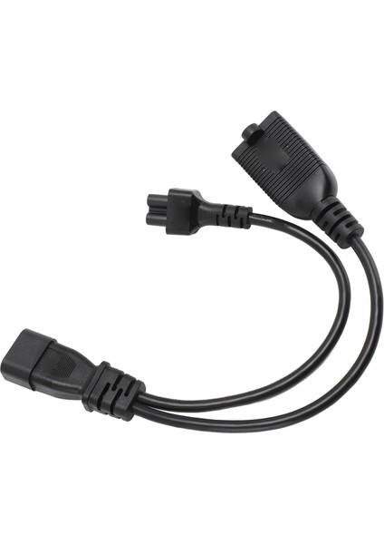 IEC320 C14 Ila C5 ve Nema 5‑20R Güç Kablosu IEC320 C14 Erkek Ila C5 ve Nema 5‑20R Dişi Y Ayırıcı Güç Kablosu 32 cm (Yurt Dışından)