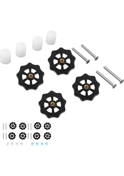 3D Yazıcı Isıtma Yatağı Dengeleme Parçası Iyi Kararlılık Yüksek Sertlik Aşınma Korozyon Direnci M4 Başparmak Tekerleği Ender 5 Plusbeyaz Siyah (Yurt Dışından) fiyatları