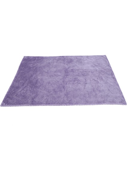 Yıkanabilir Pet Battaniye Kış Sıcak Kalın Köpek Atmak Battaniye Uyku Mat Yumuşak Polar Kapak (Mor L 100 * 80 Cm) (Yurt Dışından)