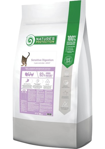 Nature's Protection Sensitive Digestion Kümes Hayvanlı Yetişkin Kedi Maması 18 kg