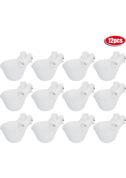 12 Adet Kuş Otomatik Içme Asılı Bardak Bıldırcın Güvercin Kafesi Kuşlar Besleme Ekipmanları (Yurt Dışından)
