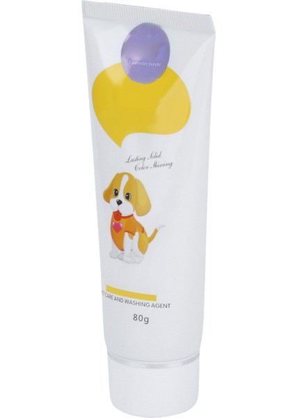 Hayvan Saç Boyası Jel Yarı Kalıcı Geçici Pet Kürk Boyama Kullanımı Kolay Evcil Hayvan Malzemeleri (Lavanta Mor 80ML) (Yurt Dışından) fırsatları
