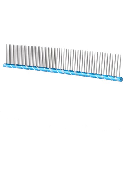 Pet Tarak Paslanmaz Çelik Diş Düz Tarak Kaldırır Knot ve Tangles Köpekler ve Kediler İÇIN19CM Mavi (Yurt Dışından) fiyatları