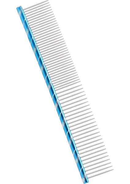 Pet Tarak Paslanmaz Çelik Diş Düz Tarak Kaldırır Knot ve Tangles Köpekler ve Kediler İÇIN19CM Mavi (Yurt Dışından) modelleri