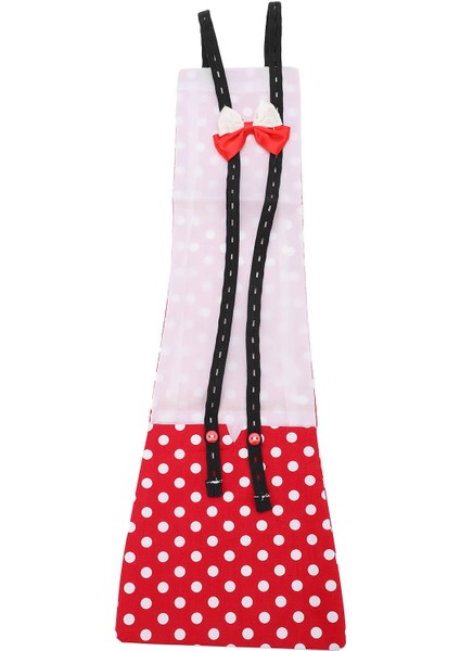 Tavuk Bezi Ayarlanabilir Su Geçirmez Yıkanabilir ve Yeniden Kullanılabilir Çocuk Bezi Tavuklar ve Ördekler Içinkırmızı ve Beyaz Nokta M (Yurt Dışından)