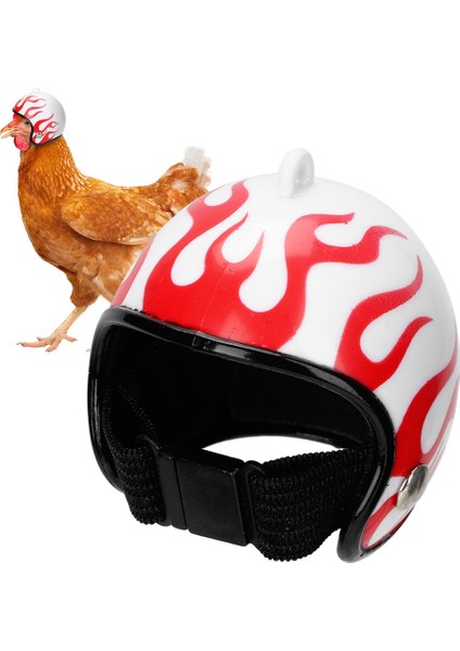 Tavuk Kask Komik Koruma Tavuk Baret Kuş Güvenlik Şapka Hood Tavuk Accessoryflame (Yurt Dışından)
