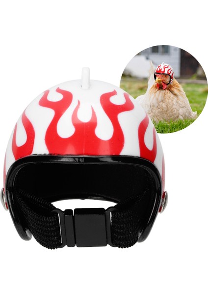 Tavuk Kask Komik Koruma Tavuk Baret Kuş Güvenlik Şapka Hood Tavuk Accessoryflame (Yurt Dışından)