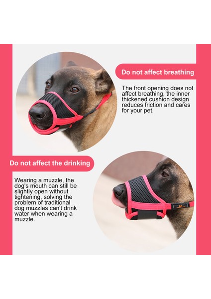 Köpek Namlu Köpek Ağız Kapak Anti Bite Anti Kötüye Köpek Ağız Kapak Su Geçirmez Köpek Dur Barker Nefes Ayarlanabilir Köpek Namlu Için Küçük, Orta, Büyük Köpekler Siyah (Yurt Dışından)