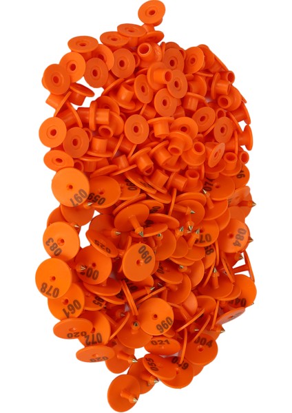 100 Adet Kalınlaşmış Koyun Kulak Etiketi Numarası Işaretleyici Kimlik Kartı Bilgi Yönetimi (Yurt Dışından) fırsatları