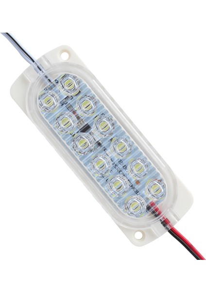 Parlak Yanıp Sönen Beyaz Modül LED 2835 24 Volt 1.2 Watt (5131)