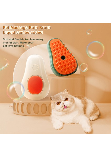 Pet Sprey Masaj Tarağı Tek Dokunuşla Sprey Anti Uçan Saç Tarağı Banyo Fırçası Epilasyon Statik Uçan Evcil Hayvan Bakım Fırçasını Çıkarın Karışık ve Gevşek Saçları Çıkarmak Için Köpekler ve Kediler (Yurt Dışından)