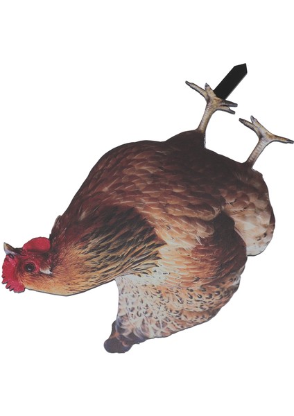 Tavuk Kazık 3D Simülasyon Akrilik Istikrarlı Speküler Tavuk Dekoratif Zemin Fişi Bahçe Çim Yard Için YKLU090A (Yurt Dışından)