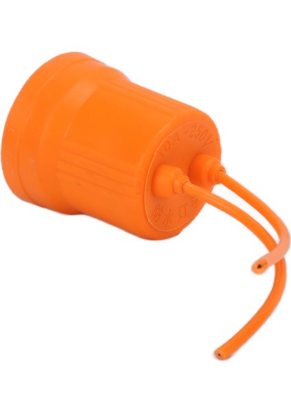 Isı Lambası Soketi Kızılötesi Yetiştiriciliği Isı Ampul Soketi Kümes Hayvanları ve Hayvancılık Için Kuluçka 220-240VORANGE Küçük Lamba Soketi (Yurt Dışından)