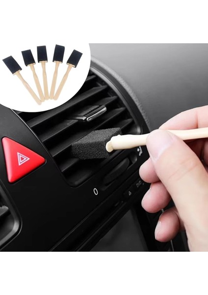 5&apos;li Araba Havalandırma Temizleme Fırçaları Klima Çıkışları,toz Alma&otomobil Içi Detaylı Mini Temizlik Aparatları (5131)