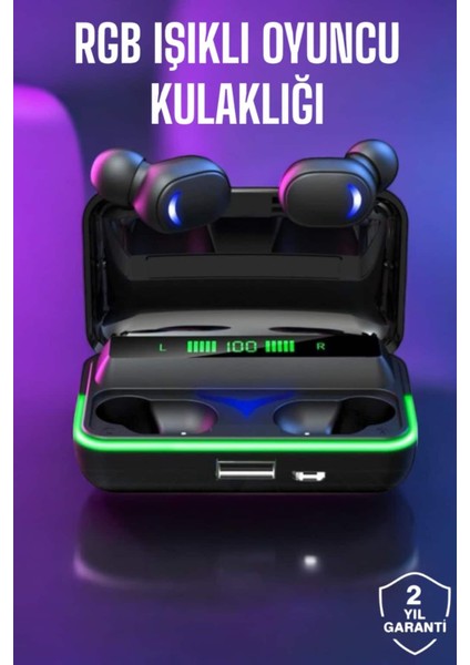 Dijital Şarj Göstergeli E10 Kulaklık