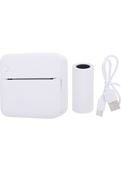 Taşınabilir Termal Mürekkepsiz Yazıcı Kablosuz Bluetooth 200DPI Siyah Beyaz Baskı Taşınabilir Cep Yazıcısı Fotoğraf Arızalı Soru (Yurt Dışından)