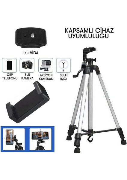 3366 Tripod - Gümüş Inslm