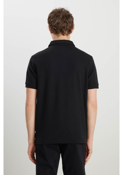 Regular Fit Siyah Erkek Polo Yaka T-Shirt W2510720001 indirimleri