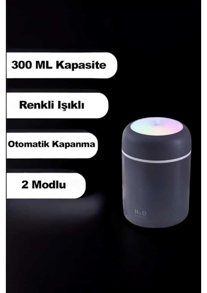 Şarjlı Buharlı Hava Temizleyici – Ultrasonik Nemlendirme