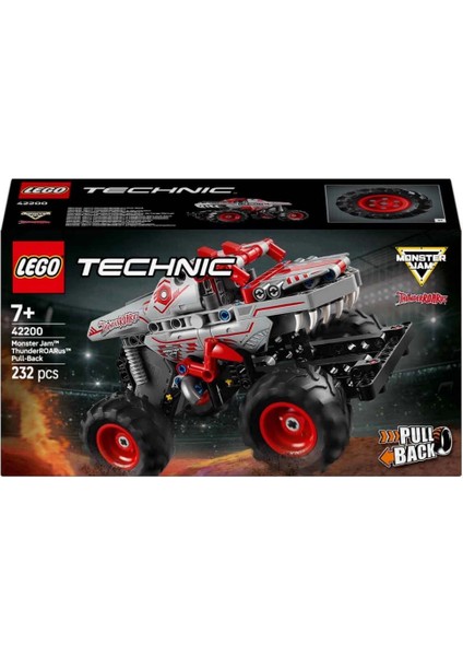 LEGO Technic Monster Jam Thunderroarus Çek-Bırak 42200 fırsatları