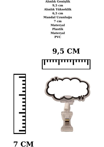 10 Adet Yaz Sil Bulut Mini Boy Mandallı Etiketi Pazarcı Etiketi Market Etiketi Manav Etiketi fırsatları
