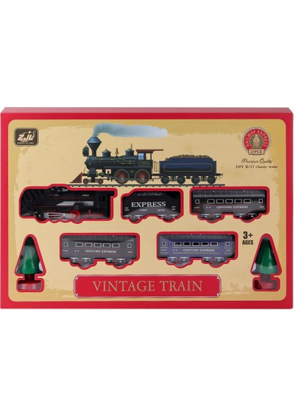 5299-72 Işıklı Tren 21 Parça