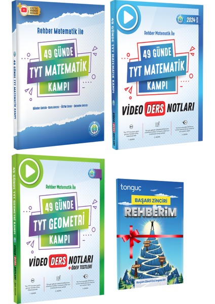 49 Günde Tyt Matematik Kampı-Video Ders Notları - Geometri Video Ders Notları Başarı Zinciri Hediye