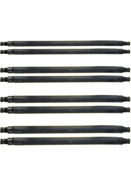 Zıpkın Lastik 18 mm Kaplinli, Çift, Siyah