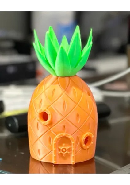Sünger Bob Ananas Akvaryum Evi – Dekoratif Balık Yuvası