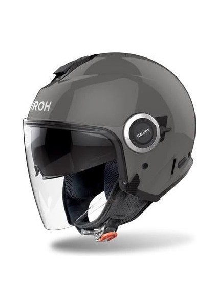 Aıroh Helyos Dark Grey Gloss Kask