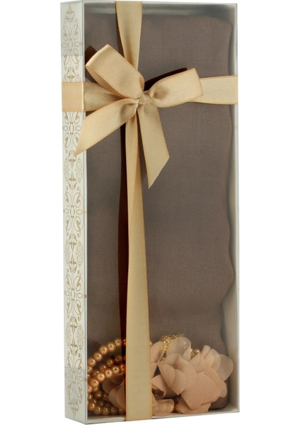 Pleksi Kutuda Şal ve Tespih | Kutulu Şal ve Tespih Set