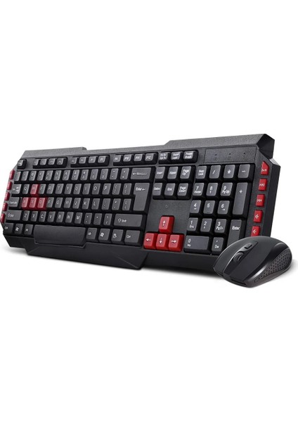 Wireless Combo Gaming Ofis Kablosuz Klavye ve Optik Fare Paketi