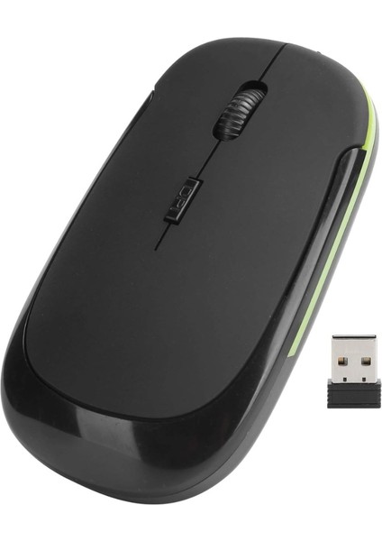 Slim Sessiz 1600 Dpı Wireless Kablosuz Fare Mouse Siyah