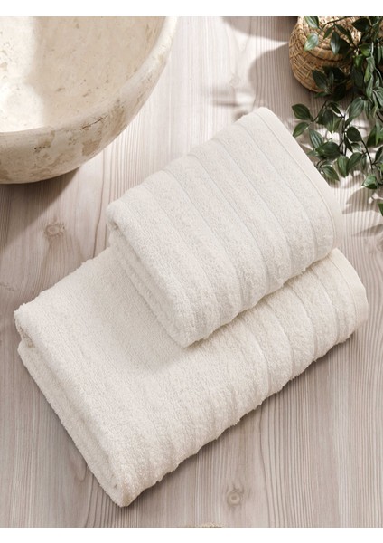 Banyo Havlu Seti 2'li Dalgalı