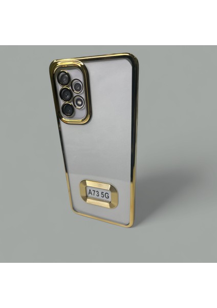 Samsung A73 5g Gold Detaylı Kaliteli Silikon Telefon Kılıfı