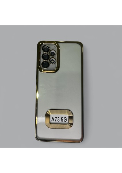 Samsung A73 5g Gold Detaylı Kaliteli Silikon Telefon Kılıfı