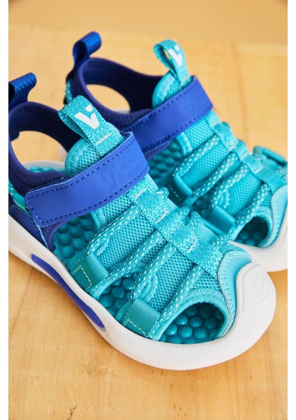 26-31 Numara Önü Kapalı Işıklı Hafif Unisex Erkek-Kız Çocuk Sandalet