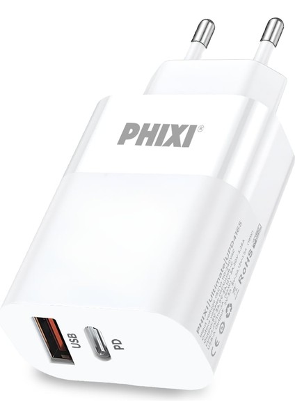 Ultimate UPD4165 65W Pd Çift Çıkışlı Hızlı Şarj Adaptör Hızlı Şarj Başlığı Fast Charger Garantili