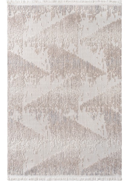 Rio Modern Salon Halısı Mutfak Halısı Yolluk Bukle Dokuma Halı Tozumaz Açık Bej Vizon Dekoratif Sisal Halı Rıo-04