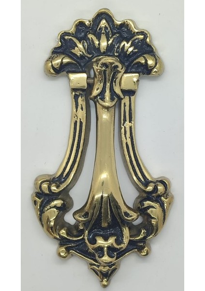 Pirinç Çiçekli Kapı Tokmağı