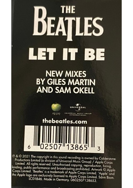 The Beatles Let It Be (Plak) fırsatları