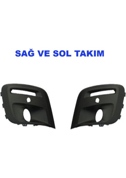 Sis Far Çerçeve Sensör Delikli Sağ ve Sol Takım Peugeot Rıfter 2017-