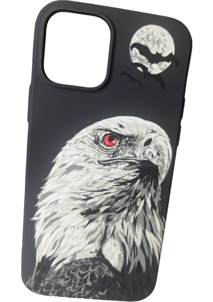 Iphone 12-12 Pro Digital Kartal Baskılı Kaliteli Telefon Kılıfı
