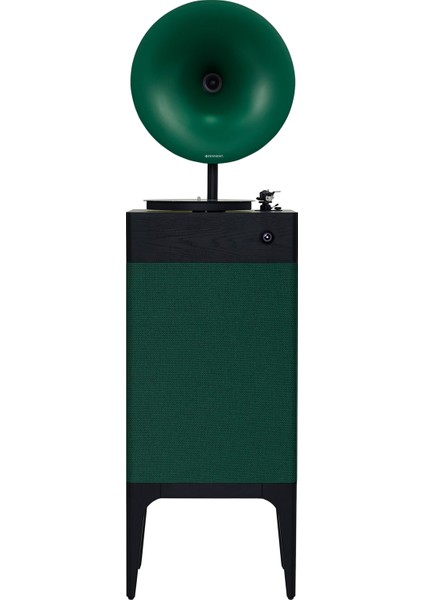 I5 Bluetooth Hoparlörlü 110W Hi-Fi Retro Pikap Plakçalar Turntable, Yeşil