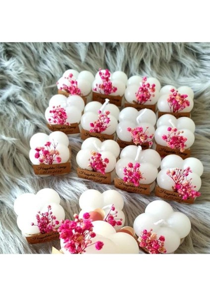 25LI Mum Set Düğün Nişan Hediyelik Mumlar