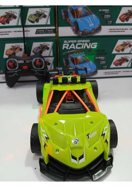1:16/22 cm 800 Mah Full Fonksiyon Uzaktan Kumandalı Şarjlı Işıklı Duman Atan Hızlı Yarış Arabası indirimleri