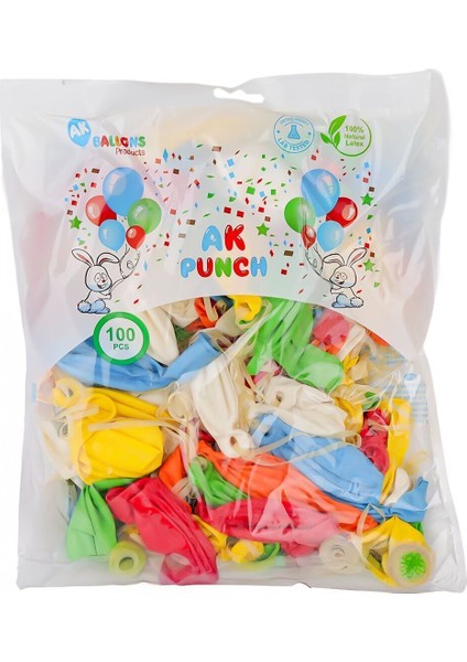 Ak-01 Punch Balon 100 Adet