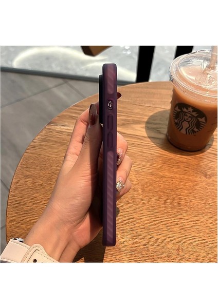 Apple Iphone 11 Uyumlu Kılıf Airbag Fundas Silikon Kılıf Derin Mor modelleri