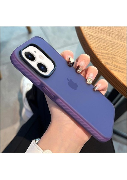 Apple Iphone 11 Uyumlu Kılıf Airbag Fundas Silikon Kılıf Derin Mor fırsatları